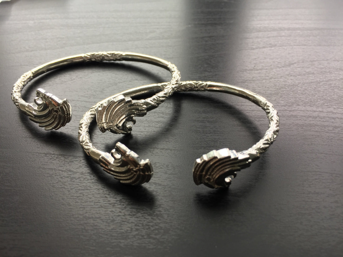 Lion .925 Sterling Silver West Indian Bangles - Betterjewelry