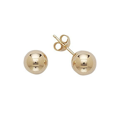 MINIMALIST Ball Earrings - 14k Yellow Gold - Multiple sizes - Betterjewelry