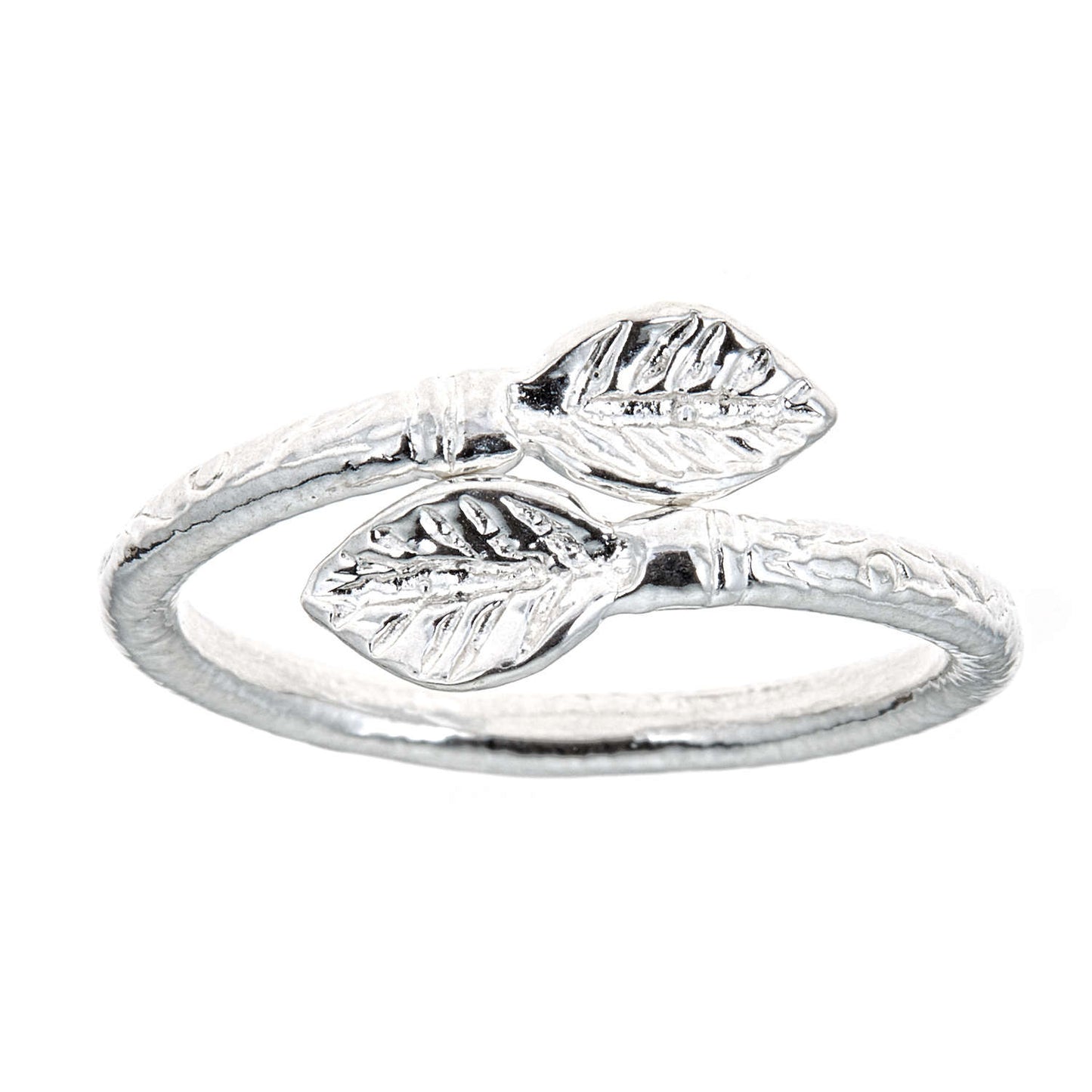 Leaf Ends .925 Sterling Silver West Indian Style Ring - Betterjewelry