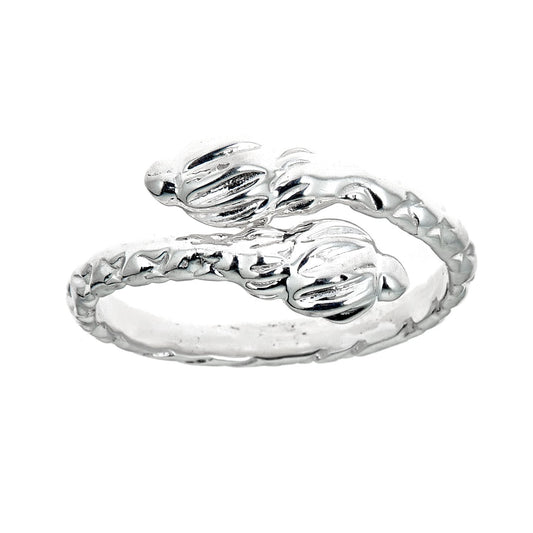Better Jewelry Torch Ends .925 Sterling Silver West Indian Style Ring
