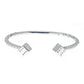 Dice Ends .925 Sterling Silver West Indian Bangle (52 grams) - Betterjewelry