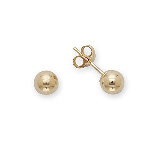 Ball Stud Earrings Silver Sterling Polished Round Ball Five Pair Sets for  Women Hypoallergenic