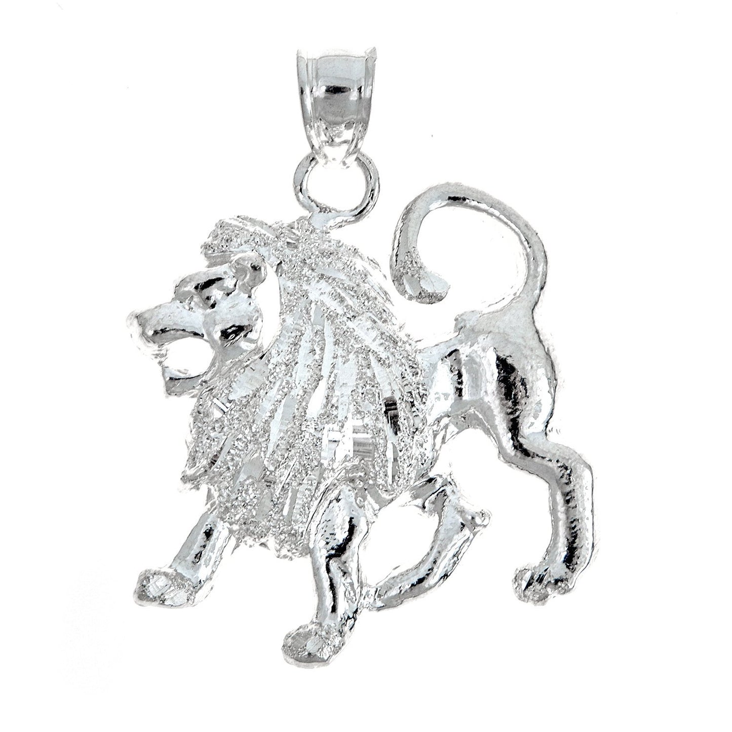 925 Sterling Silver Leo Pendant - MADE IN USA (9 grams) - Betterjewelry