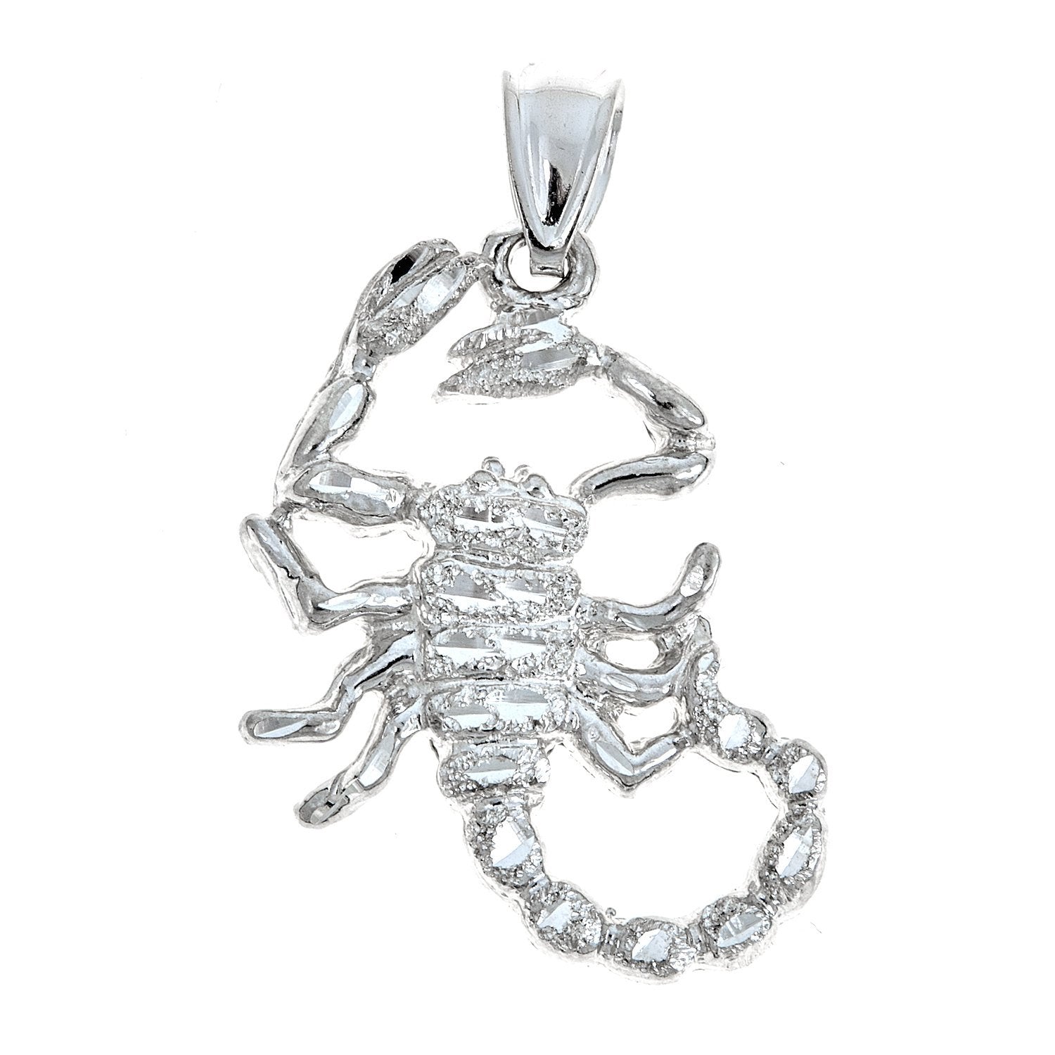 925 Sterling Silver Scorpio Pendant - MADE IN USA  (6 grams) - Betterjewelry