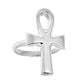 Egyptian Ankh Cross .925 Solid Sterling Silver Ring (5.5 grams) - Betterjewelry