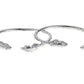 Praying Hands Ends West Indian Bangles .925 Sterling Silver 75.0 Grams (Pair) (MADE IN USA) - Betterjewelry