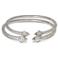 Solid .925 Sterling Silver Heavy Arrow Bangles (Pair) (Made in USA) - Betterjewelry