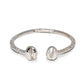 NEW Solid .925 Sterling Silver Cowrie Shell Bangle (Made in USA) - Betterjewelry