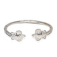 Solid .925 Sterling Silver Sea Turtle Bangle (Made in USA) - Betterjewelry