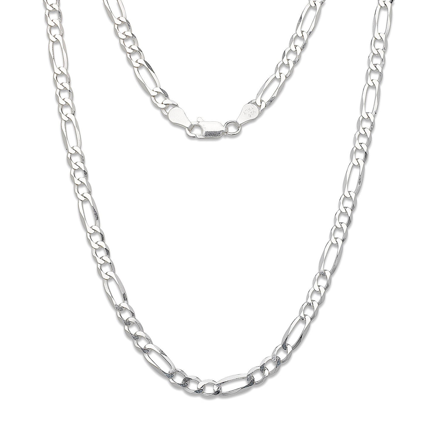 Better Jewelry 3 mm Figaro Chain .925 Sterling Silver
