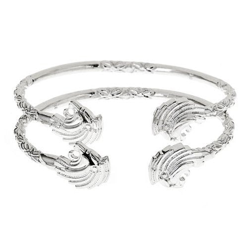 Lion .925 Sterling Silver West Indian Bangles - Betterjewelry