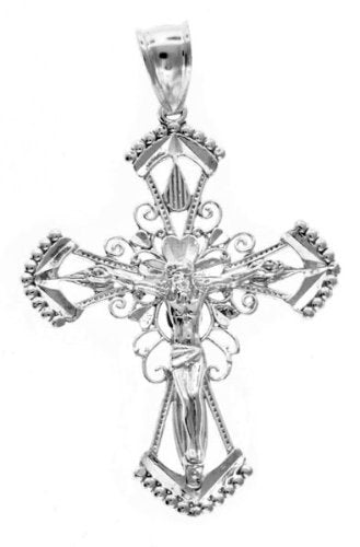Solid .925 Sterling Silver Crucifix (MADE IN USA) - Betterjewelry