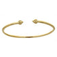 10K Yellow Gold West Indian Bangle w. Bulb Ends - Betterjewelry