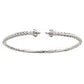 Pointy Ends .925 Sterling Silver West Indian Bangle - Betterjewelry
