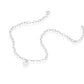 Better Jewelry .925 Sterling Silver Gold Pated "Heart" Anklet