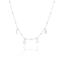 Better Jewelry .925 Sterling Silver "Love" Necklace CZ Stones