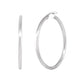 Better Jewelry Hoop Earrings .925 Sterling Silver 3mm