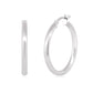 Better Jewelry Hoop Earrings .925 Sterling Silver 3mm