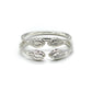 Better Jewelry Thick Snake Ends .925 Sterling Silver West Indian Bangles (pair)